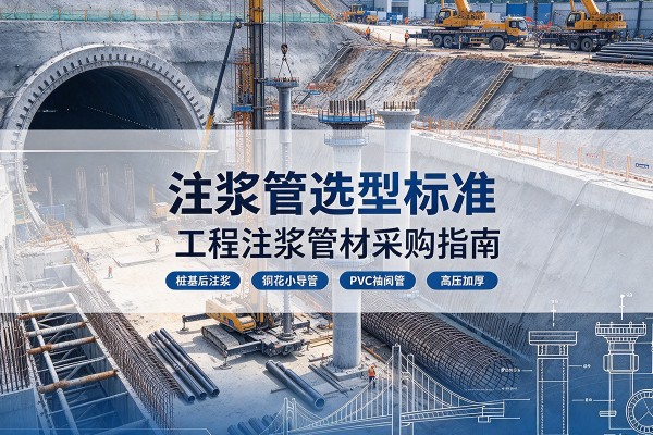 昌江注浆管选型标准