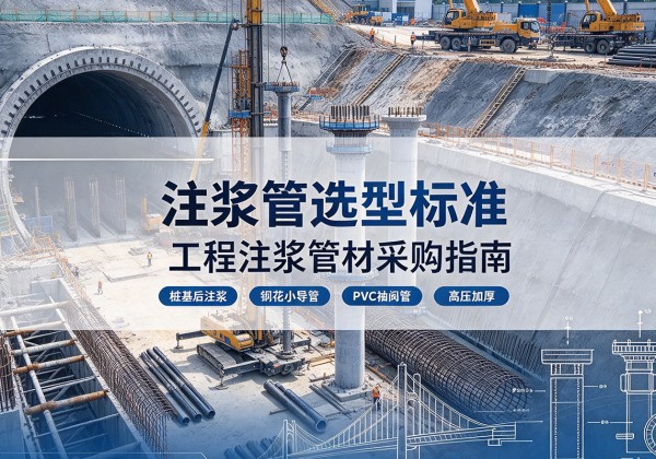 昌江注浆管选型标准